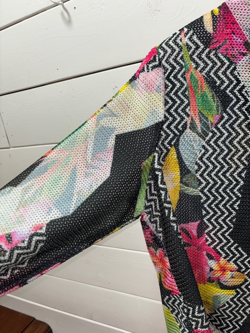 Joseph Ribkoff Abstract Mesh Jacket – Multicolor – Size 12 - Picture 9 of 12